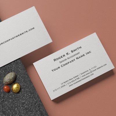 Copperplate Classic Simplicity is Elegant Business
