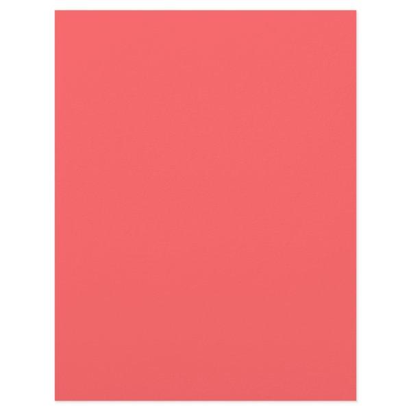 Coral Pink  (solid color)  Letterhead