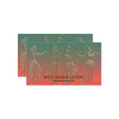 Coral Teal Belly Dancing Lessons Dancers Dance