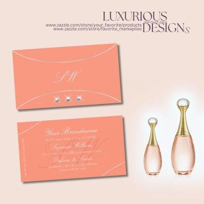 Coral with Pearl Silver Border Jewels and Monogram