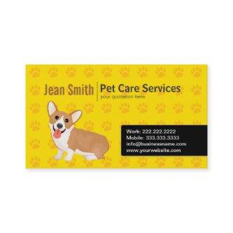 Corgi's Footprints Dog Care Yellow