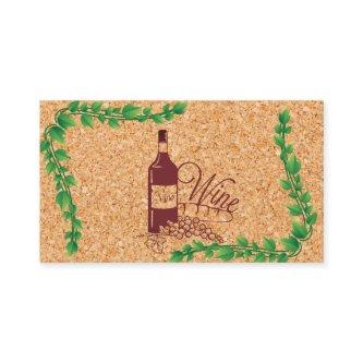 Cork and Wine Bottle Vines