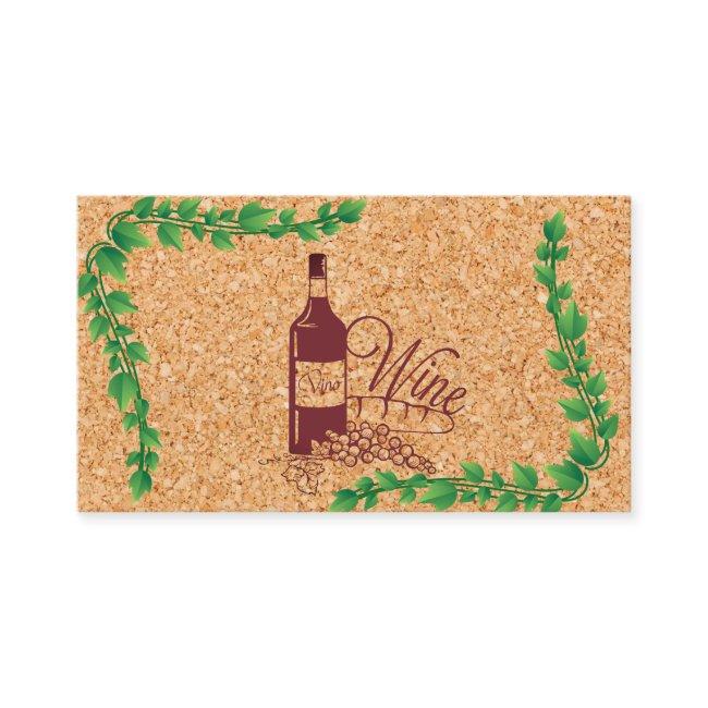 Cork and Wine Bottle Vines