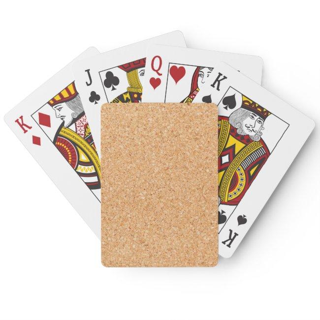Cork Board Poker Cards