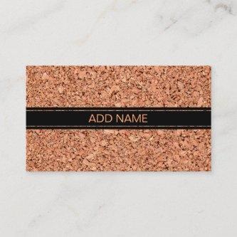 Cork Board with Customizable Text