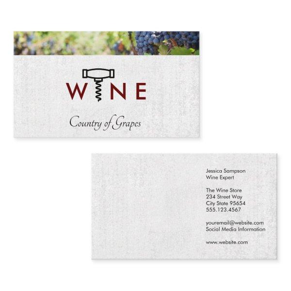Corkscrew Logo | Vineyard