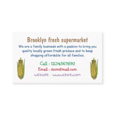 Corn cartoon illustration
