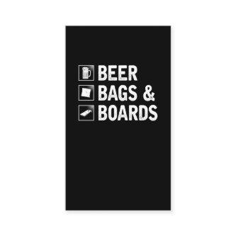 Cornhole Bag and Beer Drinking Corn Player