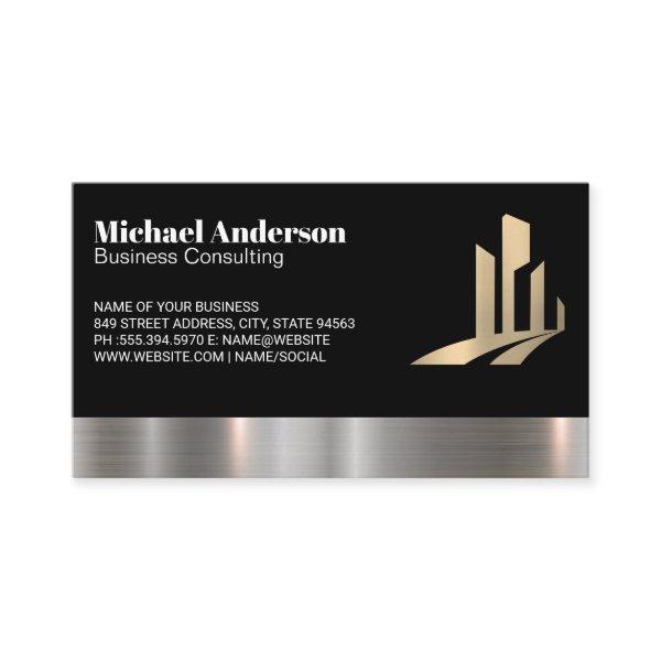 Corporate Building Logo | Metal Trim