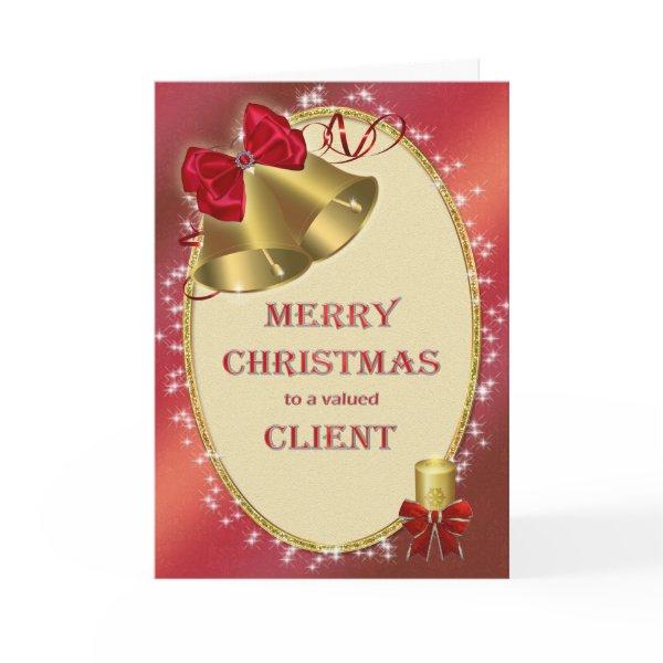 Corporate Christmas card for client