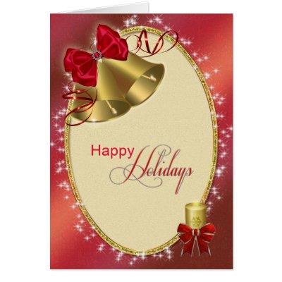 Corporate Christmas 'Happy Holidays' with bells