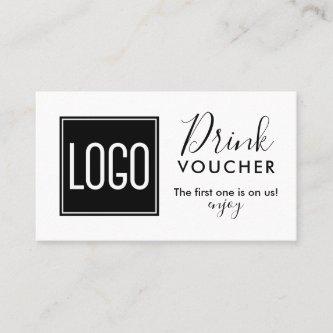 Corporate Drink Voucher | Company Logo Promo
