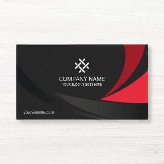 Corporate Professional Modern Black Red Premium