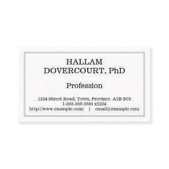 Corporate Professional Profile Card