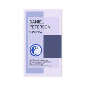 Corporate Stylish Blue Pastel Blocks CEO Startup