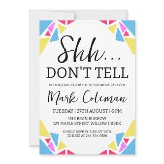 corporate surprise retirement party invitations