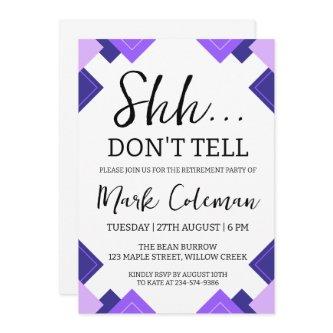 corporate surprise retirement party invitations