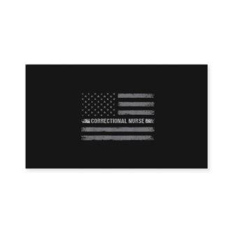 Correctional Nurse US Flag Vintage Health Care