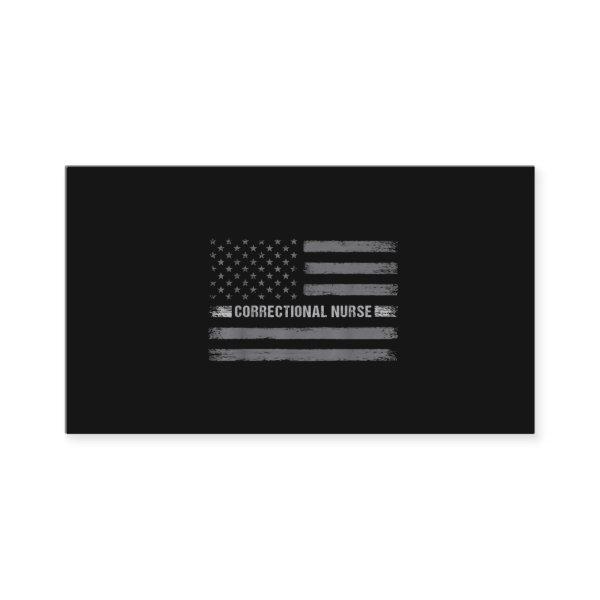 Correctional Nurse US Flag Vintage Health Care