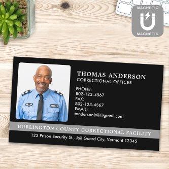 Correctional Officer Custom Photo Prison Security  Magnet