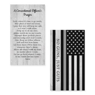 Correctional Officer Prayer Prison Guard Jailer