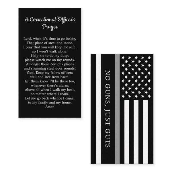 Correctional Officer Prayer Thin Gray Line