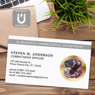 Correctional Officer Prison Law Enforcement Logo  Magnet