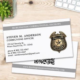 Correctional Officer Prison Security Jail QR Code