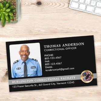 Corrections Officer Custom Photo Prison Guard Logo