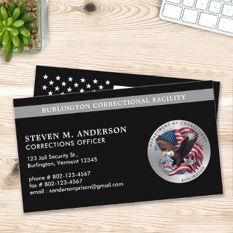 Corrections Officer Law Enforcement Custom Logo