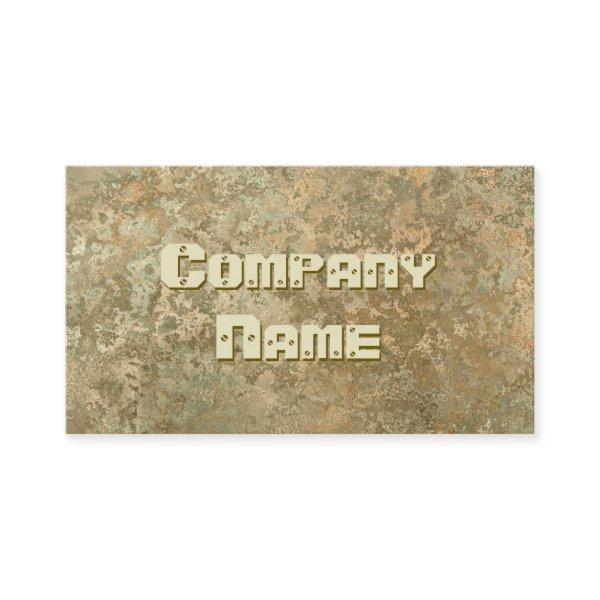 Corrosion yellow print  template