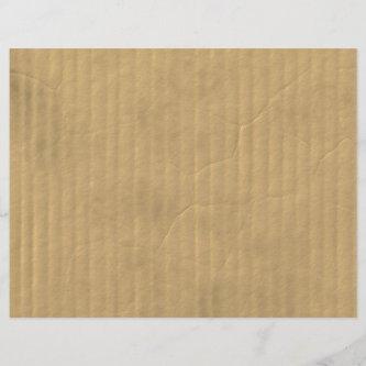 Corrugated Cardboard Texture Flyer