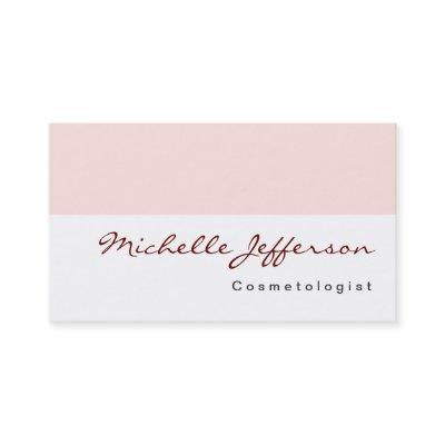 Cosmetologist Misty Rose White