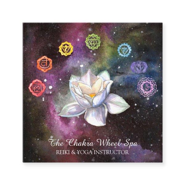 *~* Cosmic Celestial Chakra Symbols Cosmos Lotus Square