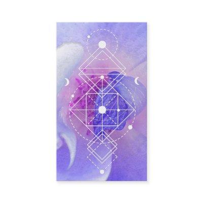 *~* Cosmic Moon Blue Rose Sacred Geometry