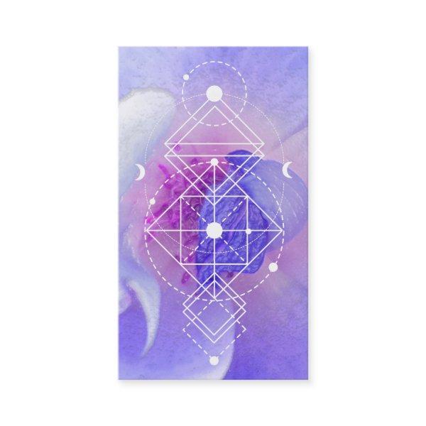 *~* Cosmic Moon Blue Rose Sacred Geometry