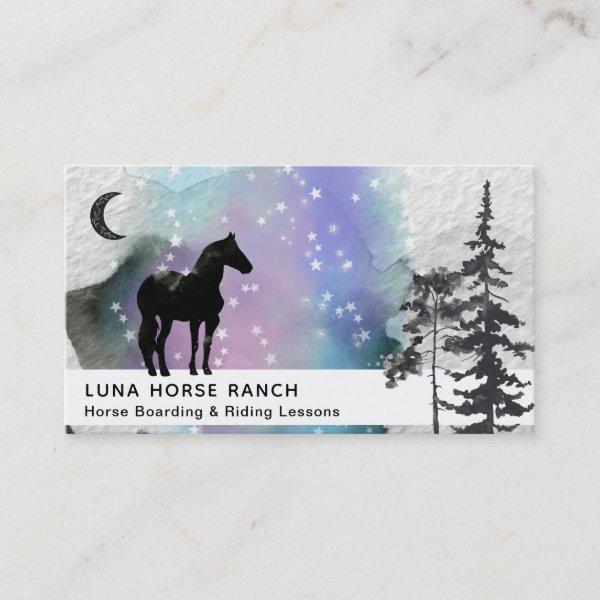*~* Cosmic Moon Horse Ranch Stars Rainbow Shaman
