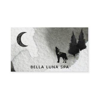 *~* Cosmic Moon Howling Wolf Lunar Pine Trees