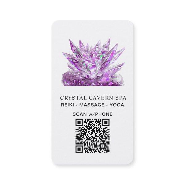 *~* Cosmic Sparkling Magical Magenta QR Crystal