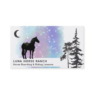 *~* Cosmic Stars Moon Horse Ranch Rainbow Shaman