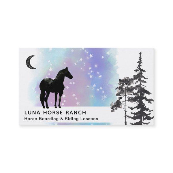 *~* Cosmic Stars Moon Horse Ranch Rainbow Shaman