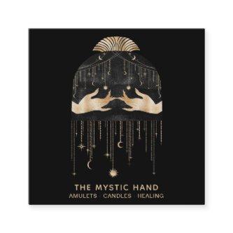 *~* Cosmic Universe Stars Moon Mystic Hands Square