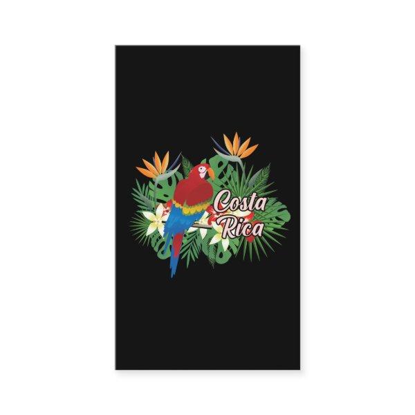 Costa Rica Country Nature Bird Tropical Parrot
