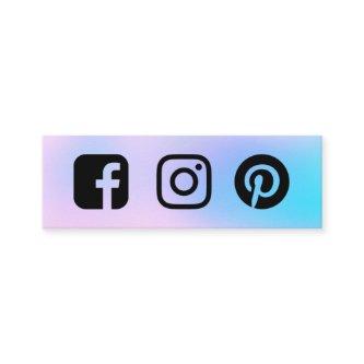 Cotton Candy Facebook Instagram Pinterest Mini