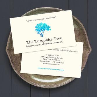 Counselor Turquoise Blue Tree