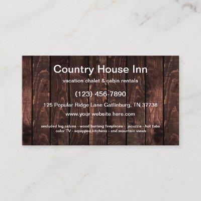 Country Cabin Vacation Property Rentals
