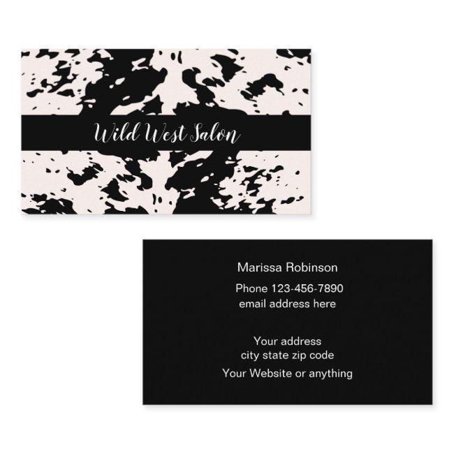 Country Western Cow Pattern Theme Trendy