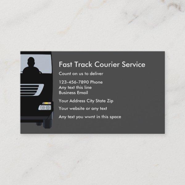 Courier Service Business acards
