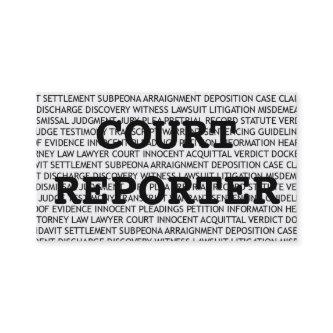 Court Reporter Words