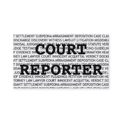 Court Reporter Words